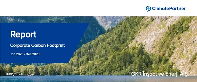 ClimatePartner Corporate Carbon Footprint report, January–December 2023